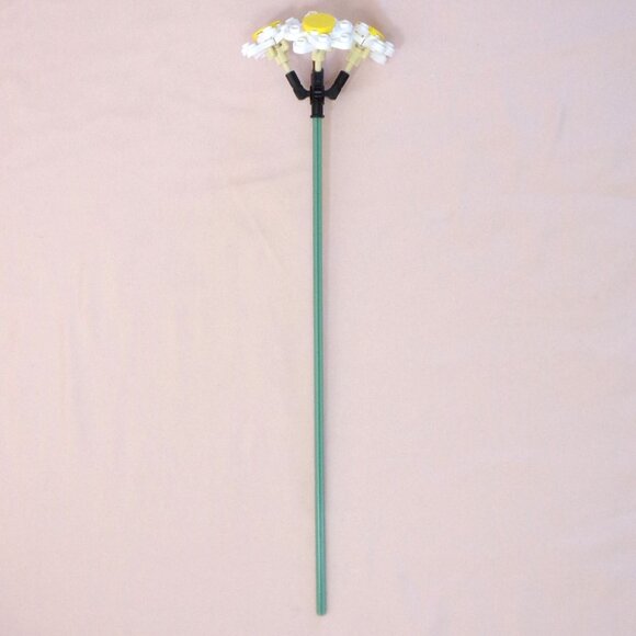 LEGO Botanical Flowers - 1 pcs Common Daisy White - Individual Sale from 10280 - Picture 4 of 5